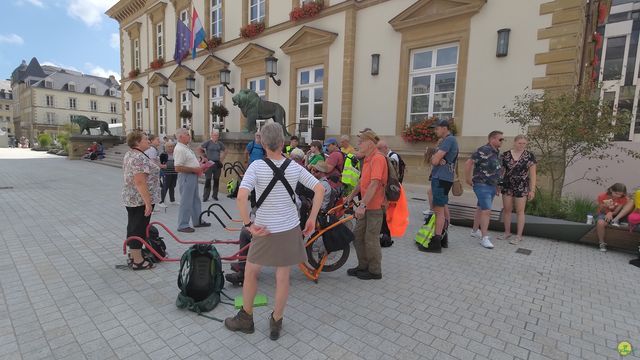 Randonnée joëlettes à Echternach