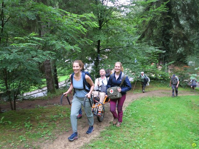 Randonnée joëlettes à Mullerthal