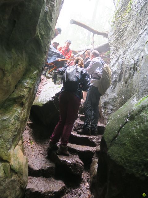 Randonnée joëlettes à Mullerthal