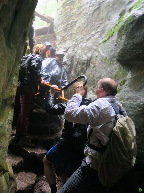 Randonnée joëlettes à Mullerthal