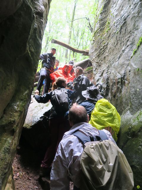 Randonnée joëlettes à Mullerthal