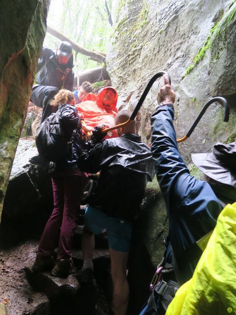 Randonnée joëlettes à Mullerthal