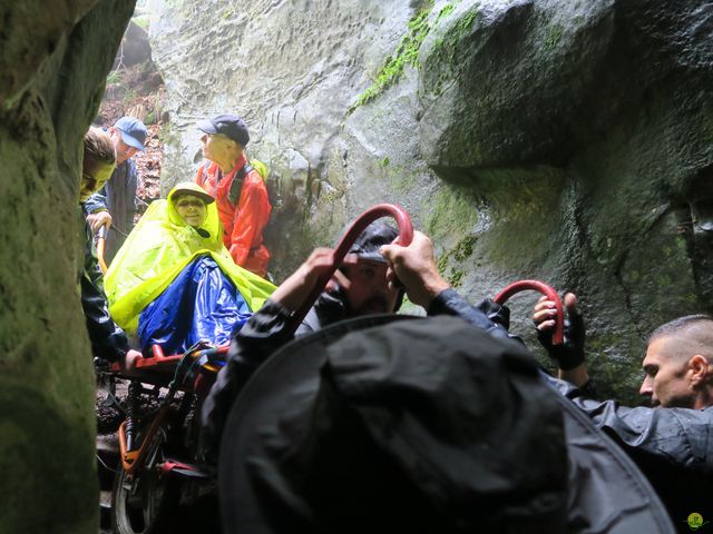 Randonnée joëlettes à Mullerthal