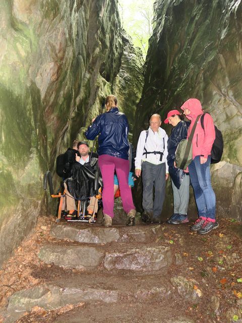 Randonnée joëlettes à Mullerthal