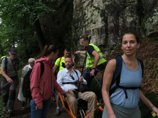 Randonnée joëlettes à Mullerthal