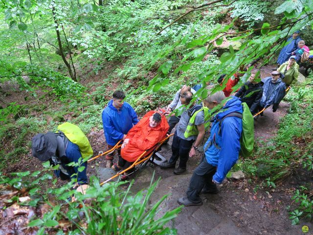 Randonnée joëlettes à Mullerthal