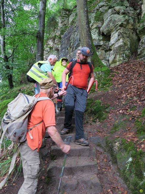 Randonnée joëlettes à Mullerthal