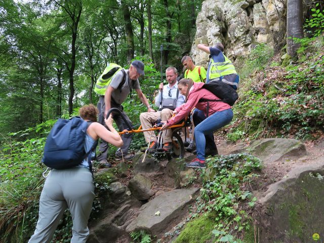 Randonnée joëlettes à Mullerthal