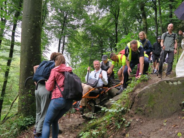 Randonnée joëlettes à Mullerthal