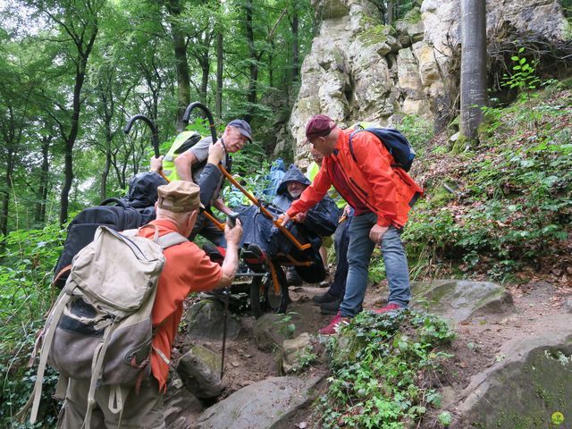 Randonnée joëlettes à Mullerthal