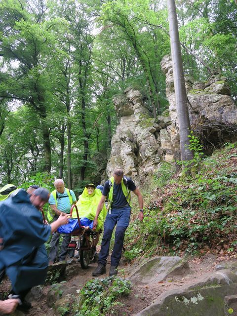 Randonnée joëlettes à Mullerthal