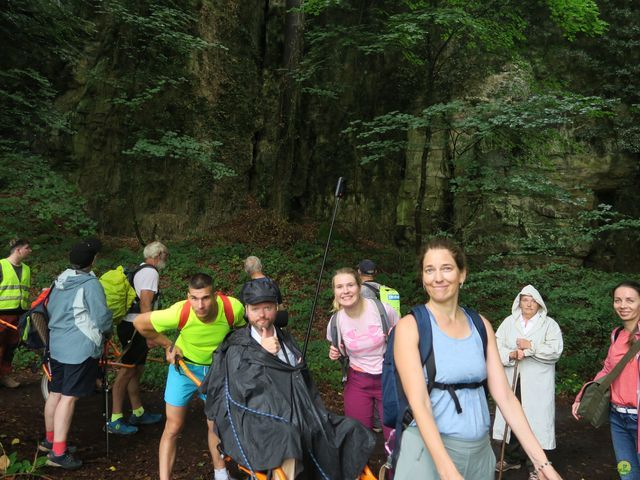 Randonnée joëlettes à Mullerthal