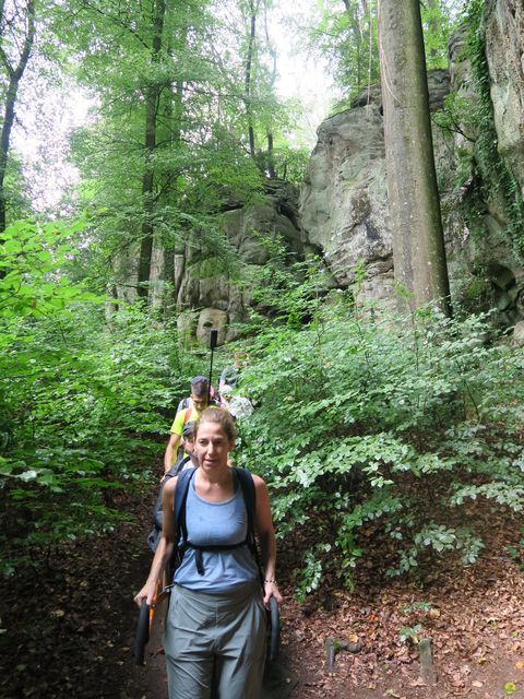 Randonnée joëlettes à Mullerthal