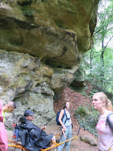 Randonnée joëlettes à Mullerthal