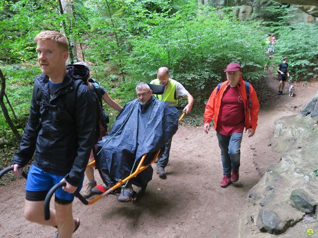 Randonnée joëlettes à Mullerthal