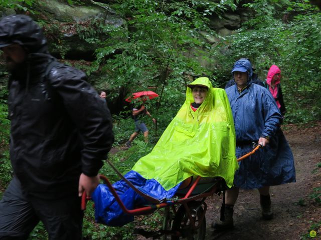 Randonnée joëlettes à Mullerthal