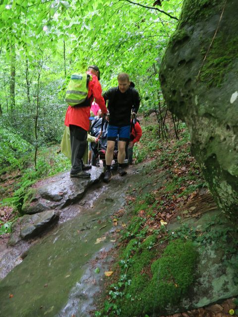 Randonnée joëlettes à Mullerthal