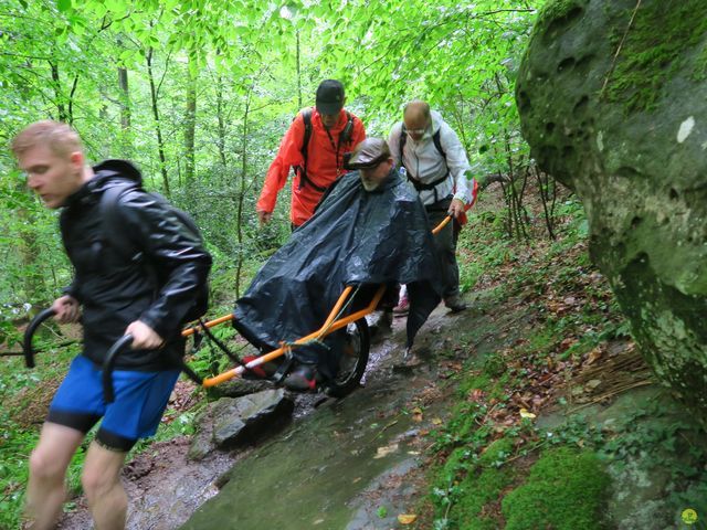 Randonnée joëlettes à Mullerthal