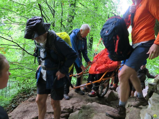 Randonnée joëlettes à Mullerthal