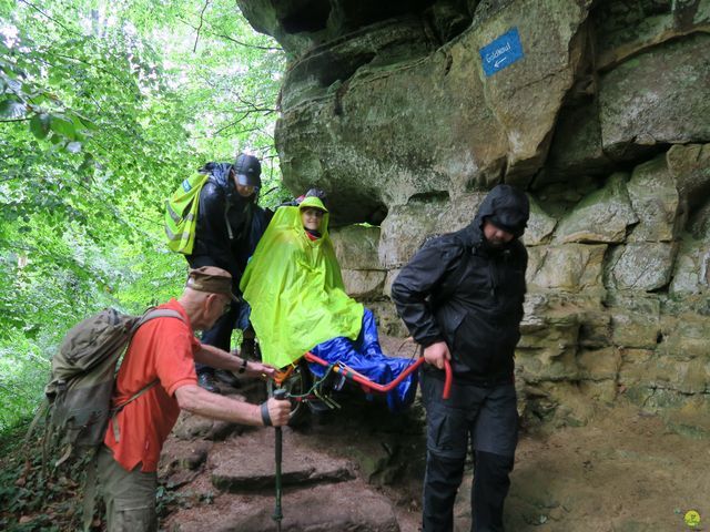 Randonnée joëlettes à Mullerthal