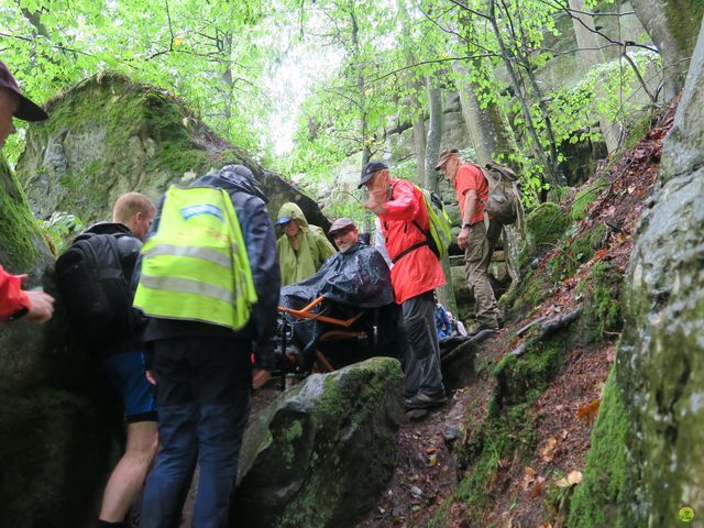 Randonnée joëlettes à Mullerthal