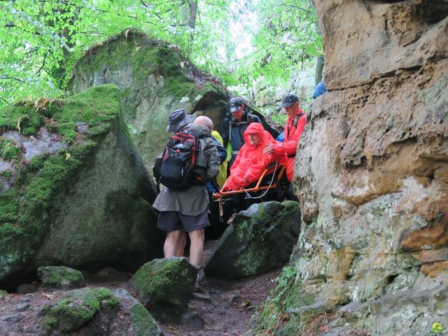 Randonnée joëlettes à Mullerthal