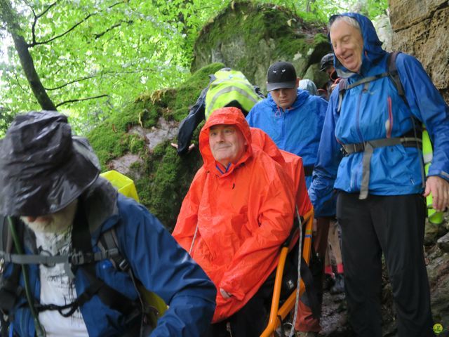 Randonnée joëlettes à Mullerthal