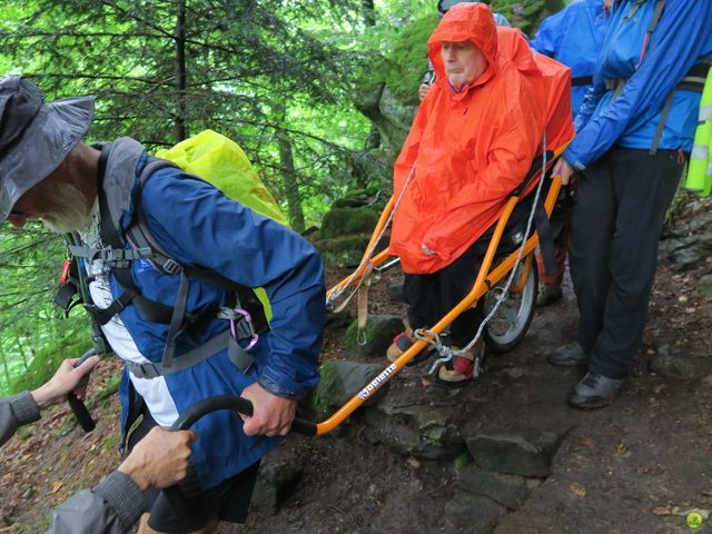 Randonnée joëlettes à Mullerthal