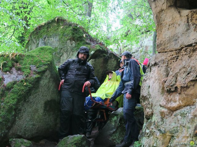 Randonnée joëlettes à Mullerthal