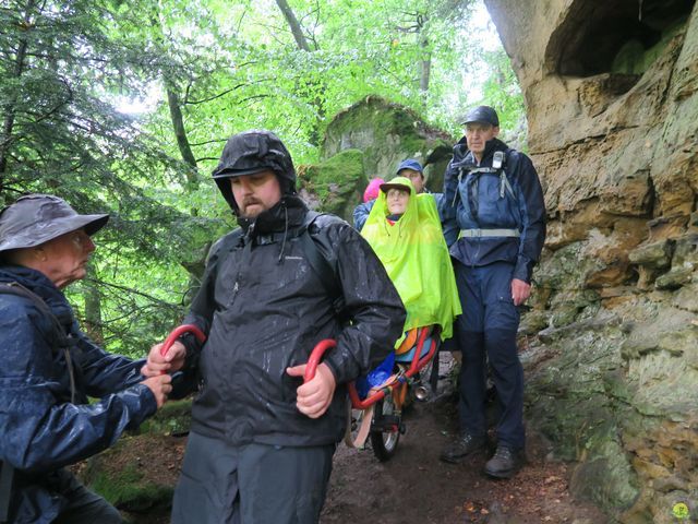 Randonnée joëlettes à Mullerthal