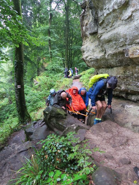 Randonnée joëlettes à Mullerthal