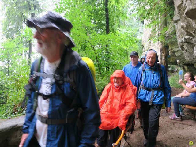 Randonnée joëlettes à Mullerthal