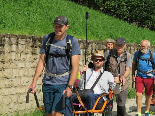 Randonnée joëlettes à Luxembourg