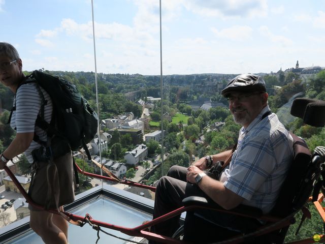 Randonnée joëlettes à Luxembourg