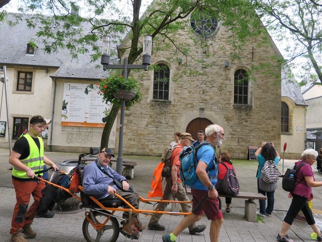 Randonnée joëlettes à Luxembourg