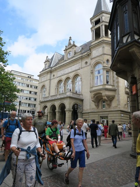 Randonnée joëlettes à Luxembourg