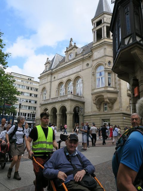 Randonnée joëlettes à Luxembourg