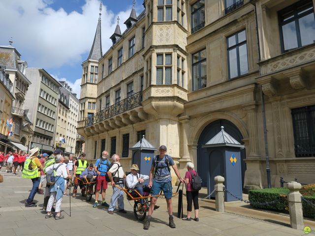 Randonnée joëlettes à Luxembourg