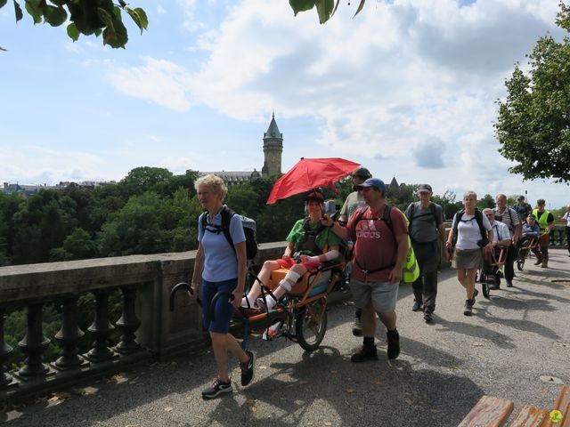 Randonnée joëlettes à Luxembourg