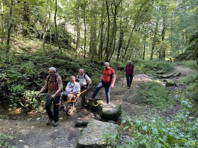 Randonnée joëlettes à Perekop