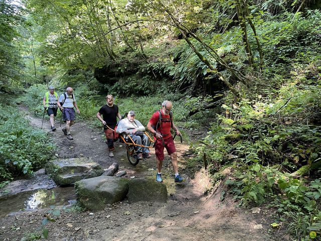 Randonnée joëlettes à Perekop