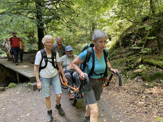 Randonnée joëlettes à Perekop