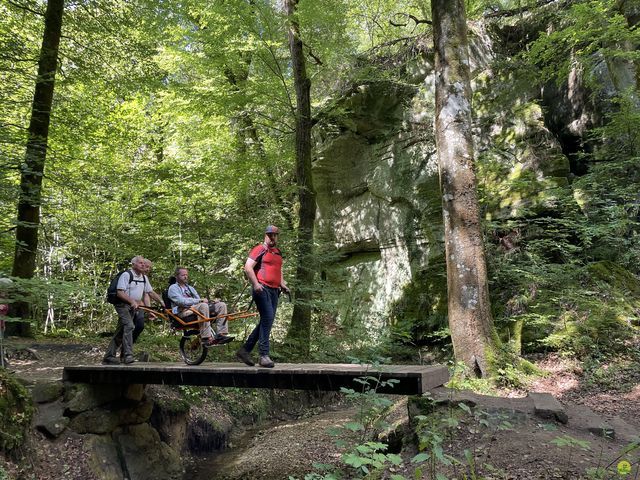 Randonnée joëlettes à Perekop