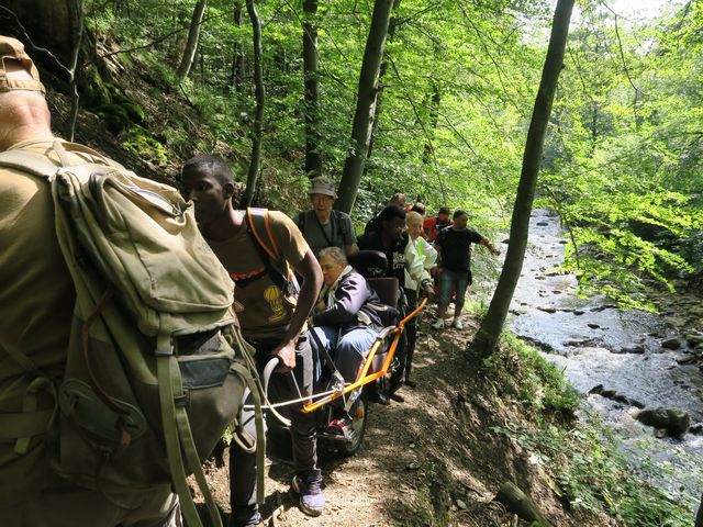 Randonnée joëlettes à Ternell