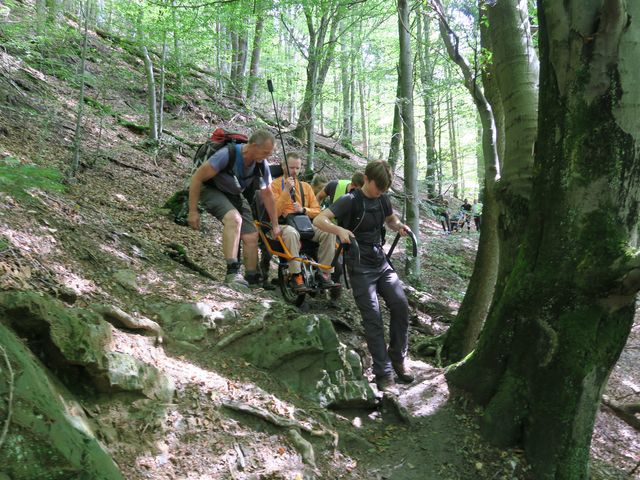 Randonnée joëlettes à Ternell