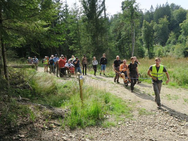 Randonnée joëlettes à Ternell