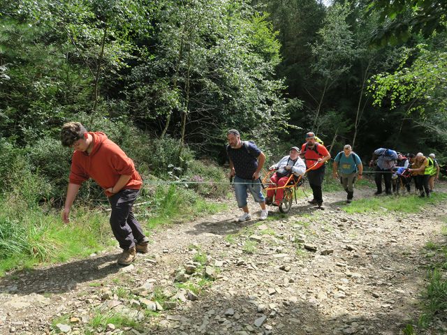 Randonnée joëlettes à Ternell