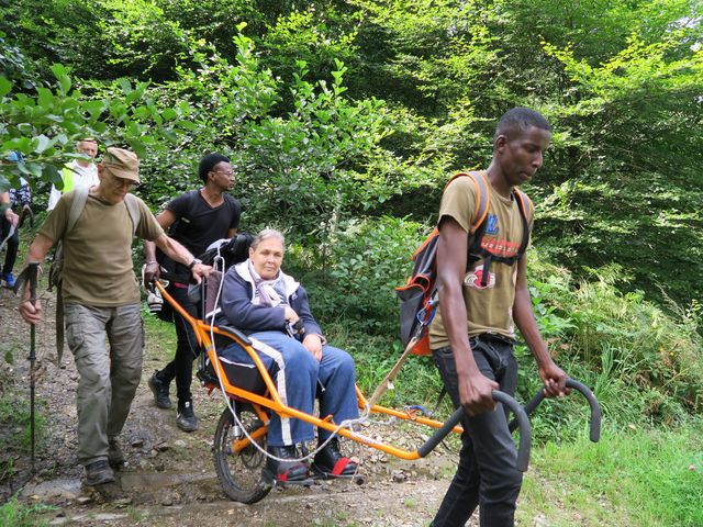 Randonnée joëlettes à Ternell