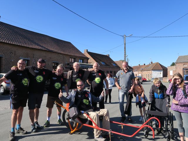 Randonnée joëlettes à Fayt-le-Franc