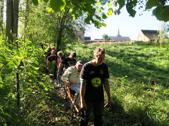 Randonnée joëlettes à Fayt-le-Franc